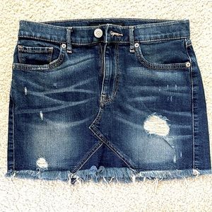 Express Denim Skirt